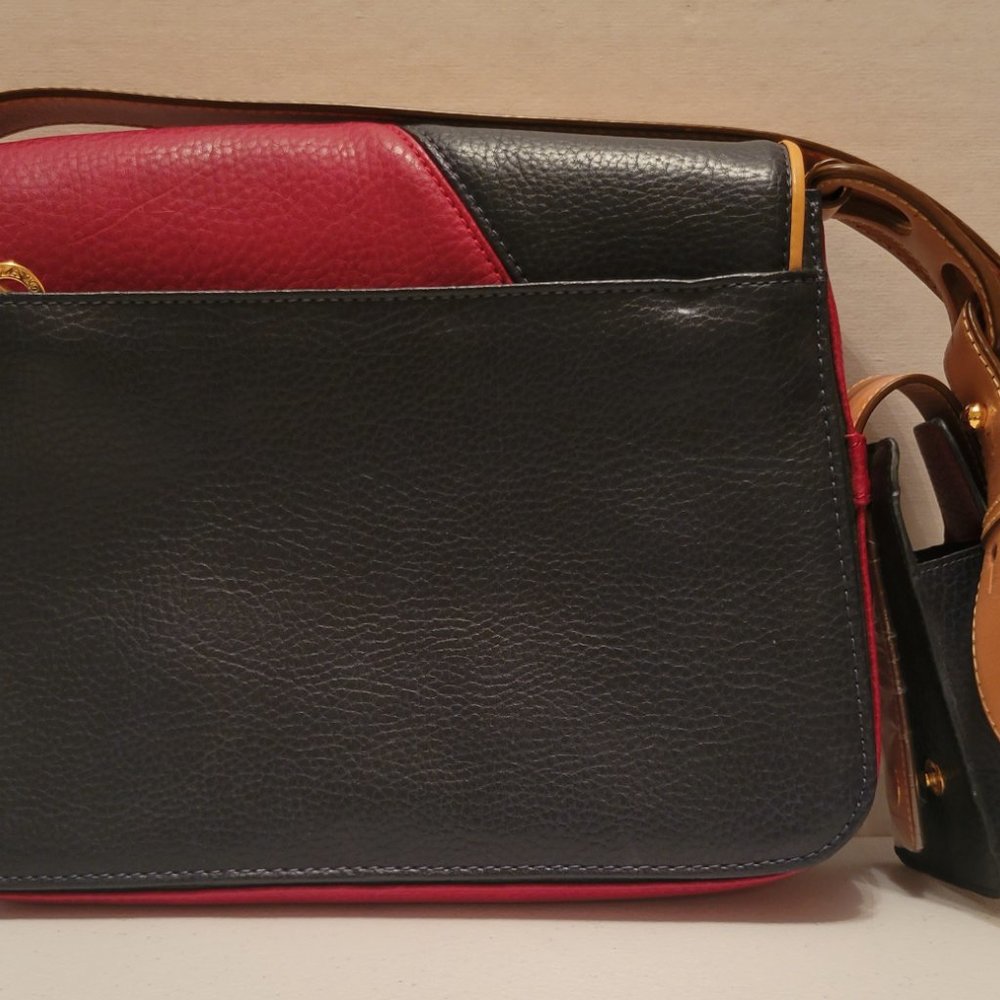 VINTAGE LA TOUR EIFFEL1887 handbag in Navy and Red - Picture 2 of 5